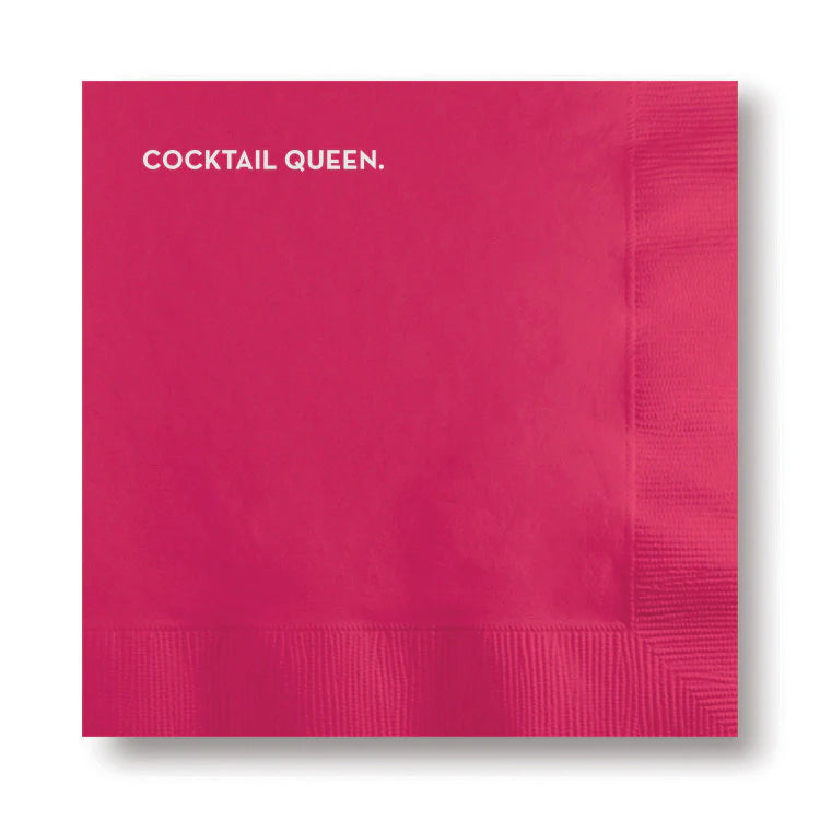 Cocktail Queen Paper Cocktail Napkins