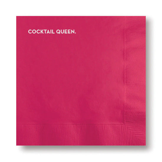 Cocktail Queen Paper Cocktail Napkins