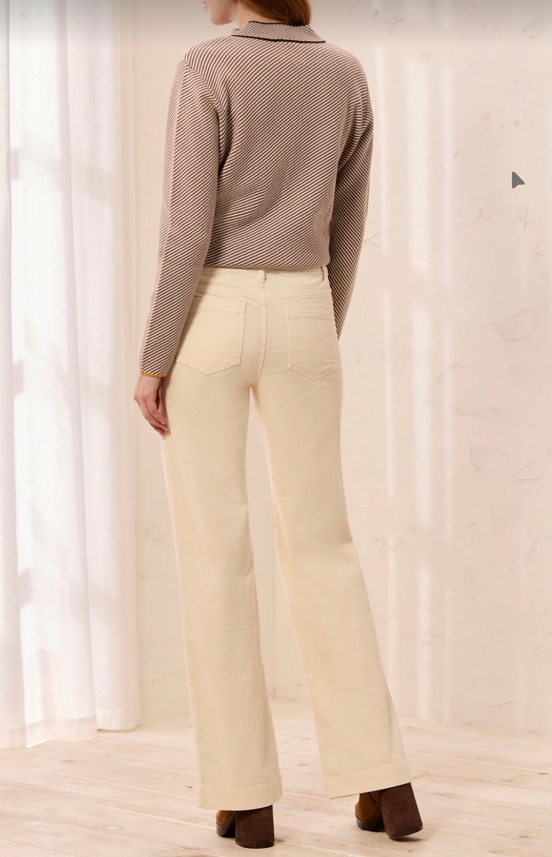 Five-Pocket Corduroy Pants - Moonstone