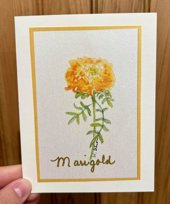 All Occasion Note Card -  Marigold