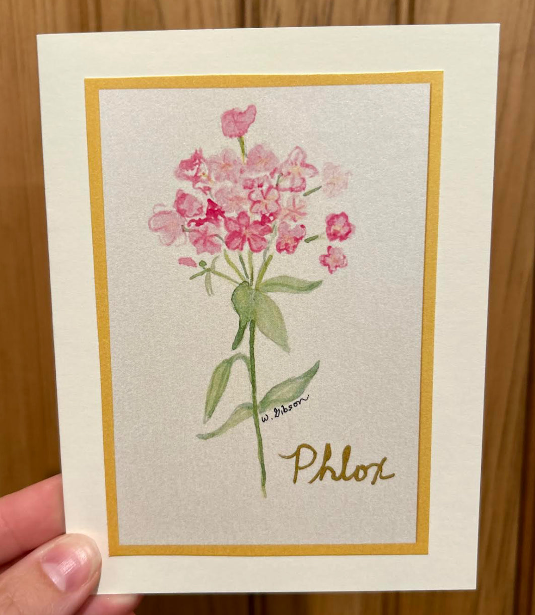 All Occasion Note Card -  Phlox