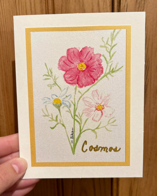 All Occasion Note Card - Cosmos