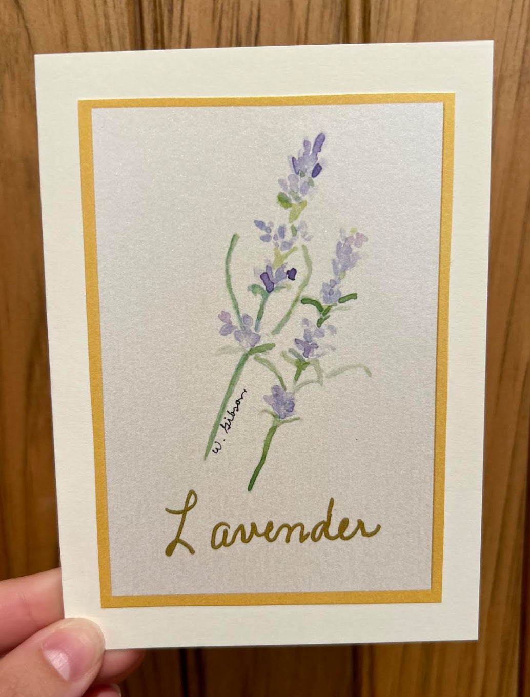 All Occasion Note Card - Lavender