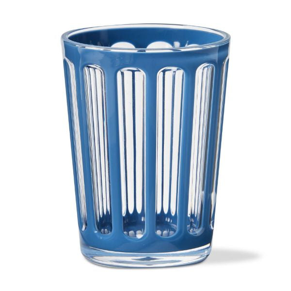 Villa Acrylic Old Fashioned Glass - Blue