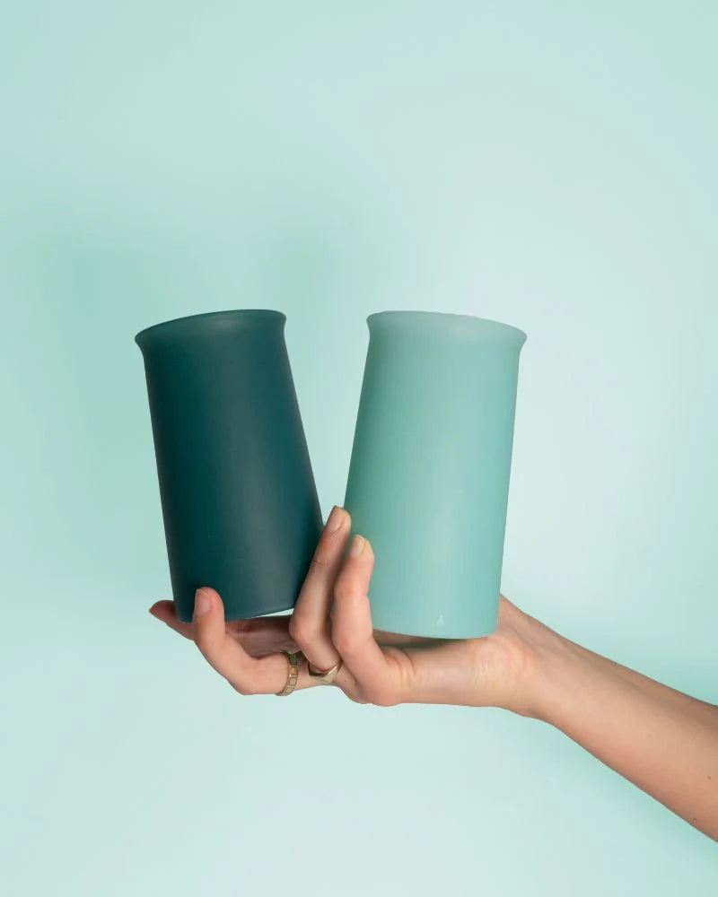 Stegg Unbreakable Drinking Glass - Mist & Ink - Box of 2