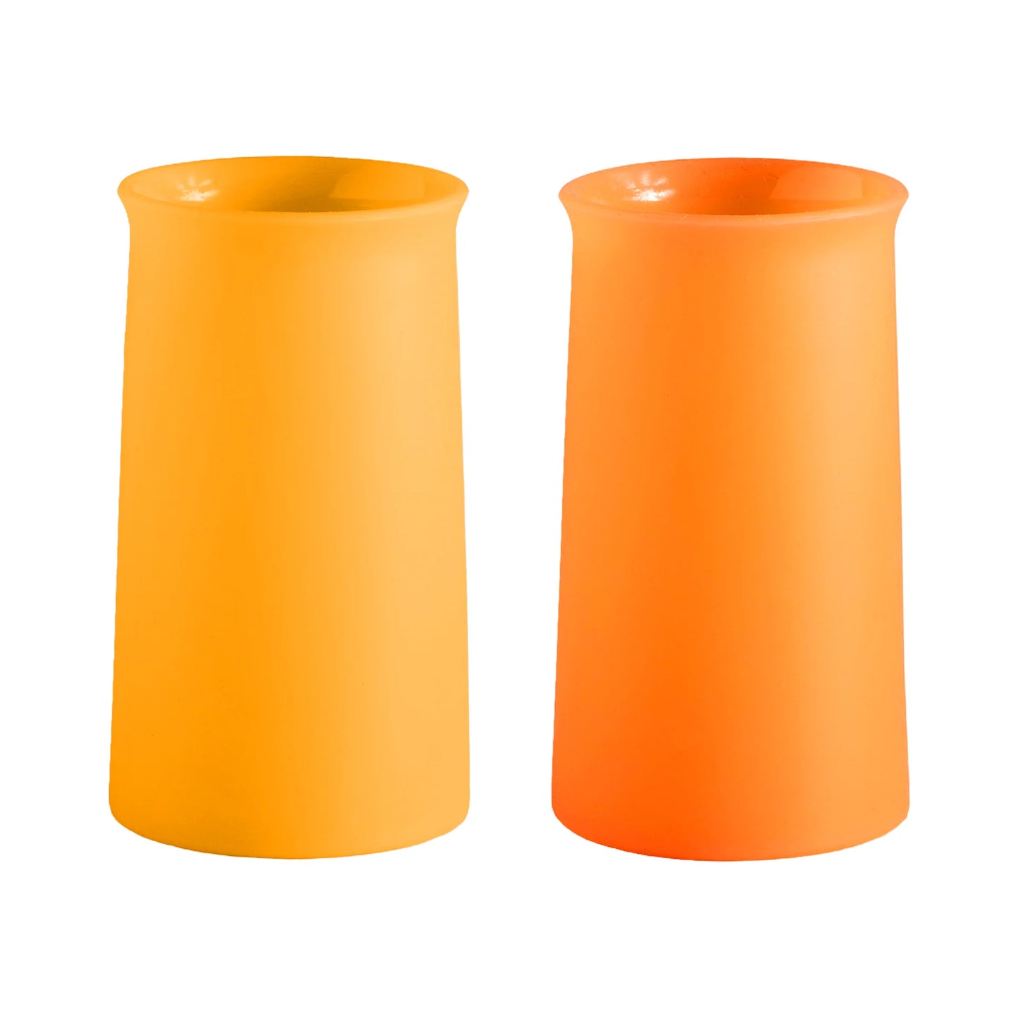 Stegg Unbreakable Drinking Glass - Cantaloupe & Buttermilk - Box of 2