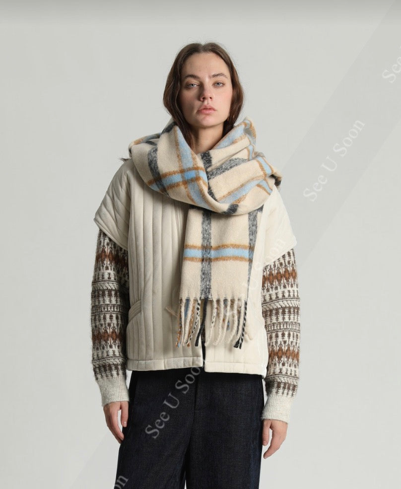 Augustine Scarf -  Off White