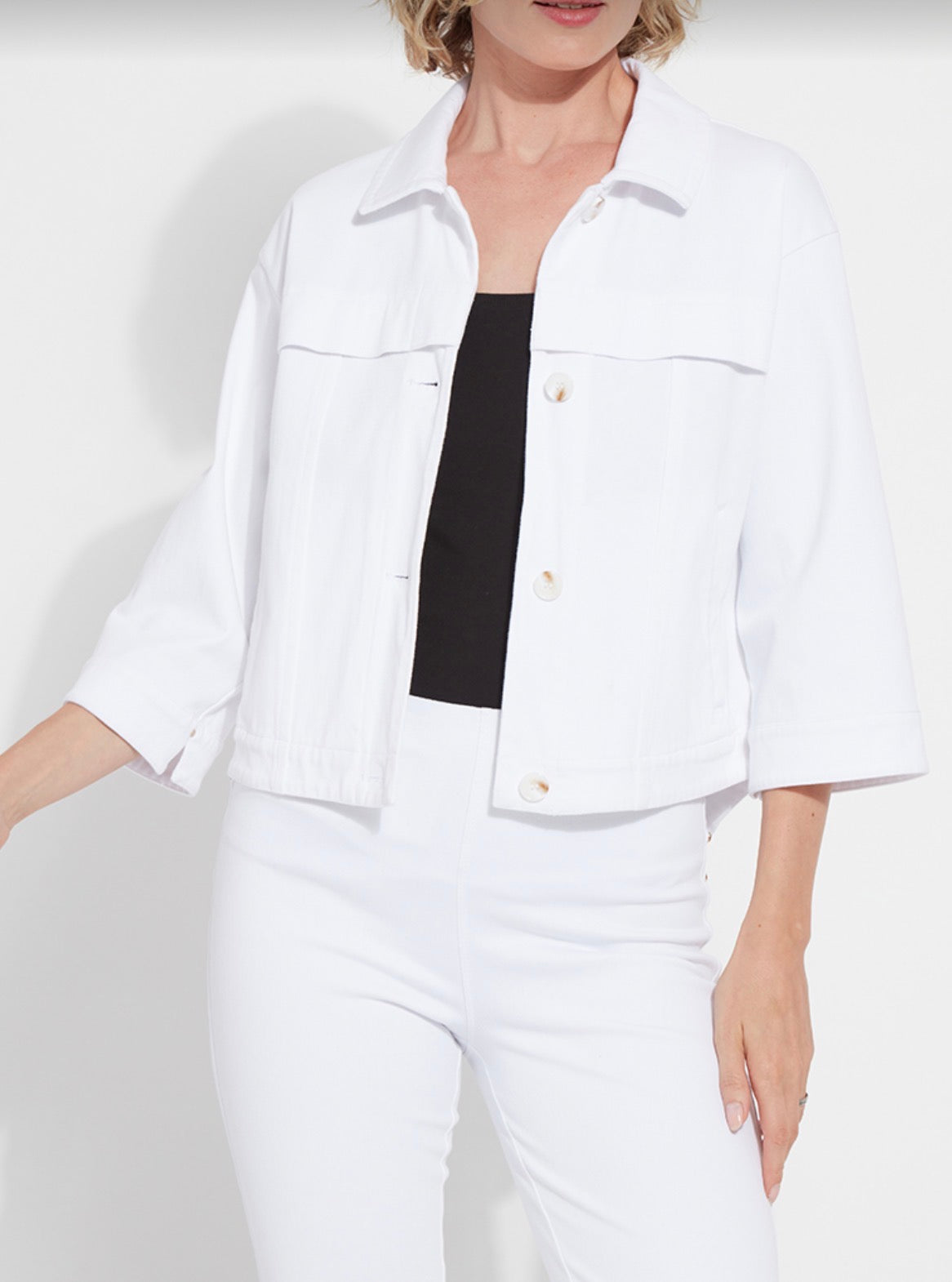 Remi Denim Jacket - White