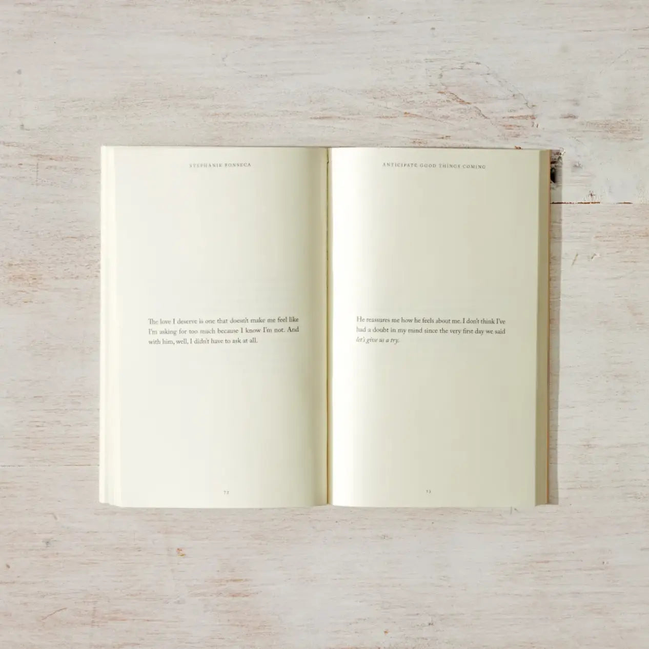 Anticipate Good Things Coming Book