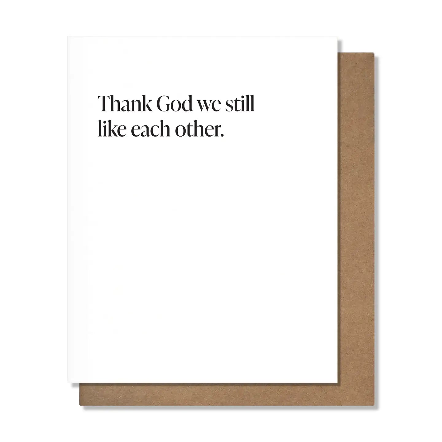 Thank God Greeting Card
