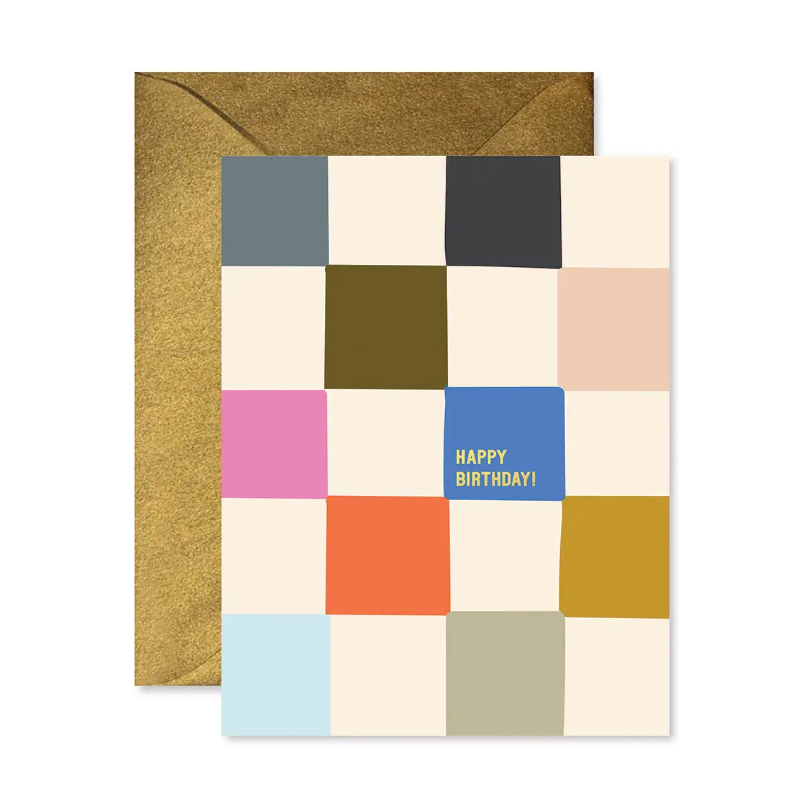 Checkerboard Birthday Greeting Card