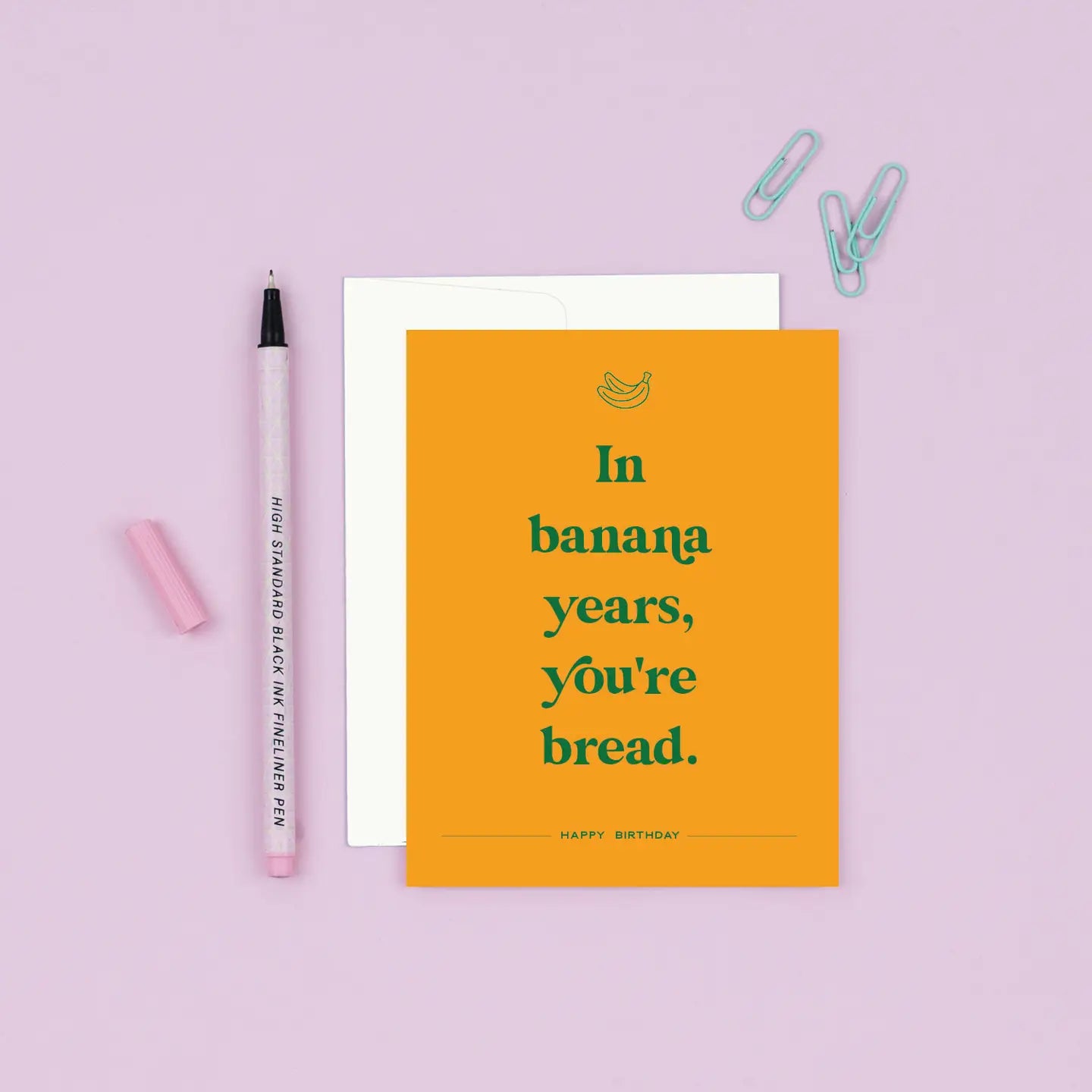 Banana Years Birthday Greeting Card
