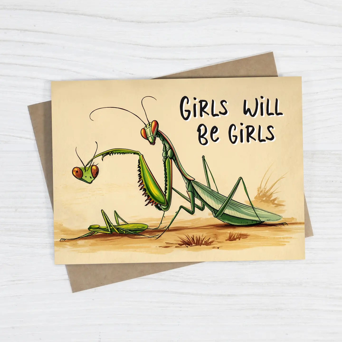 Girls Will Be Girls Greeting Card