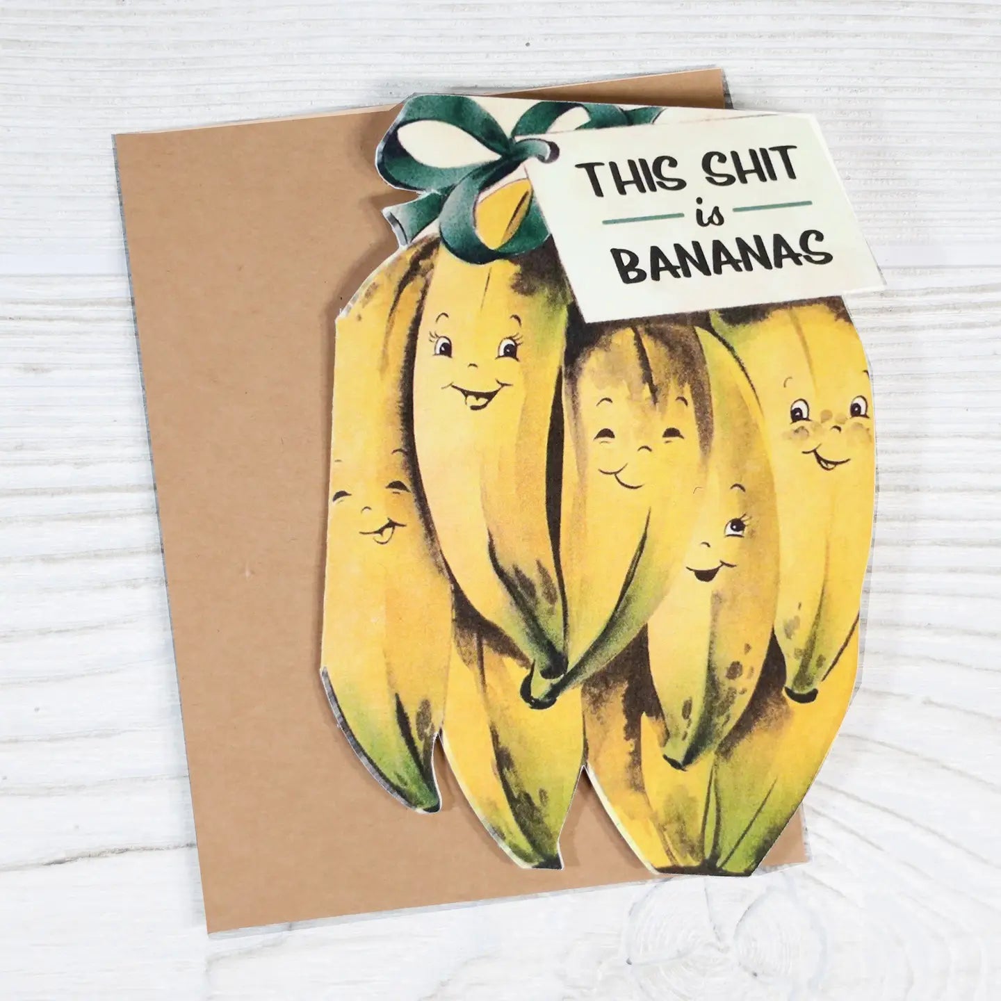 This Shit is Bananas Sympathy Greeting Card