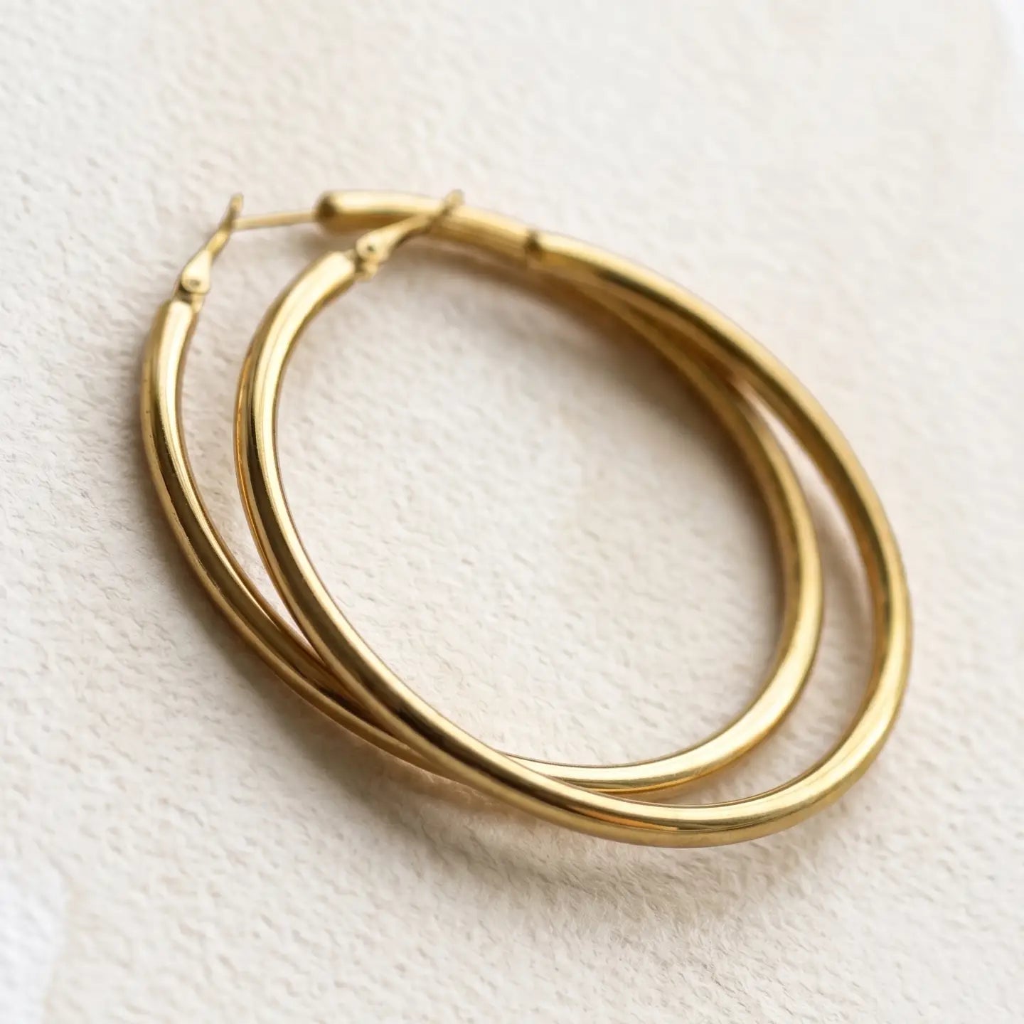 Large Statement Hoop Earrings