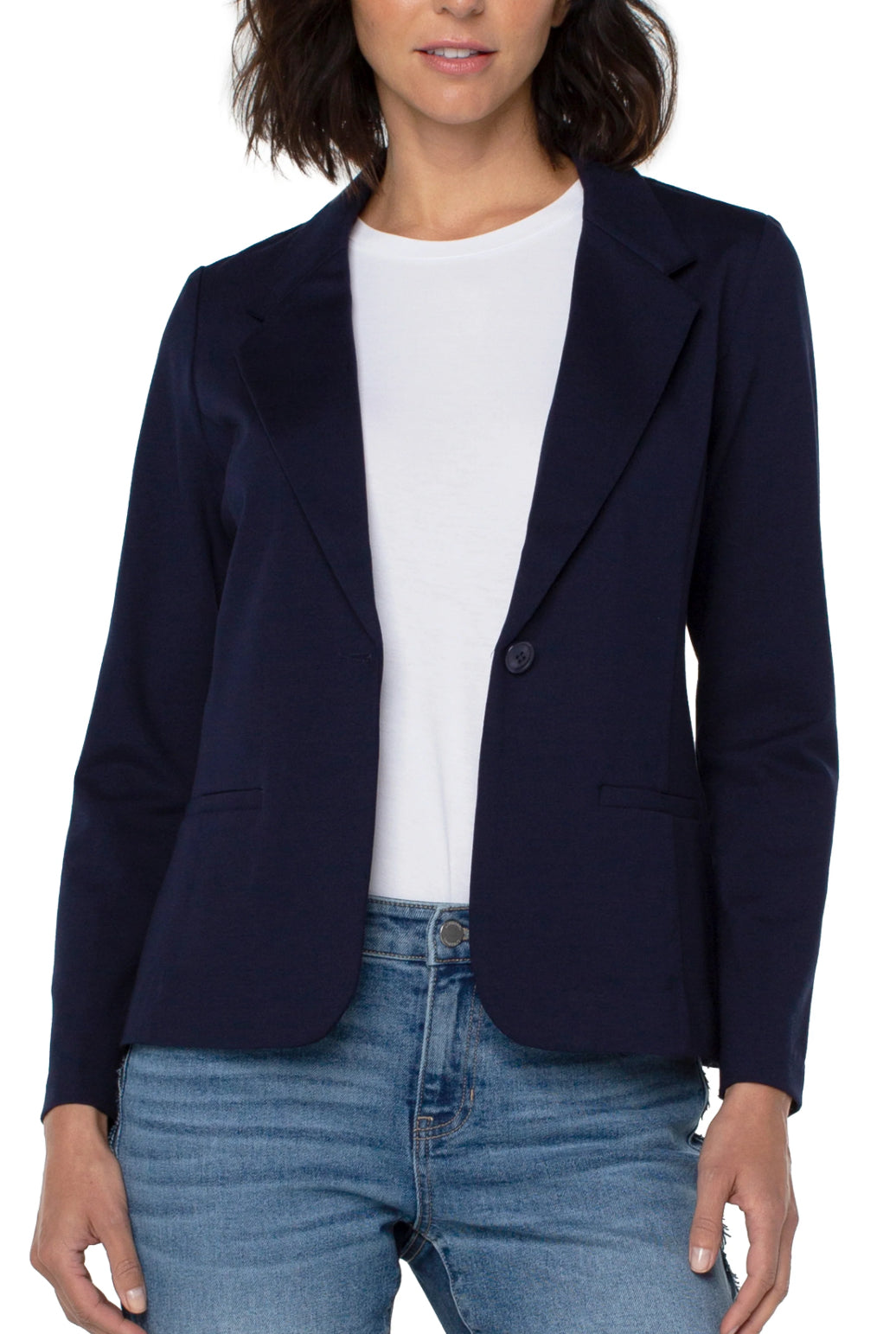 Fitted Blazer - Cadet Blue