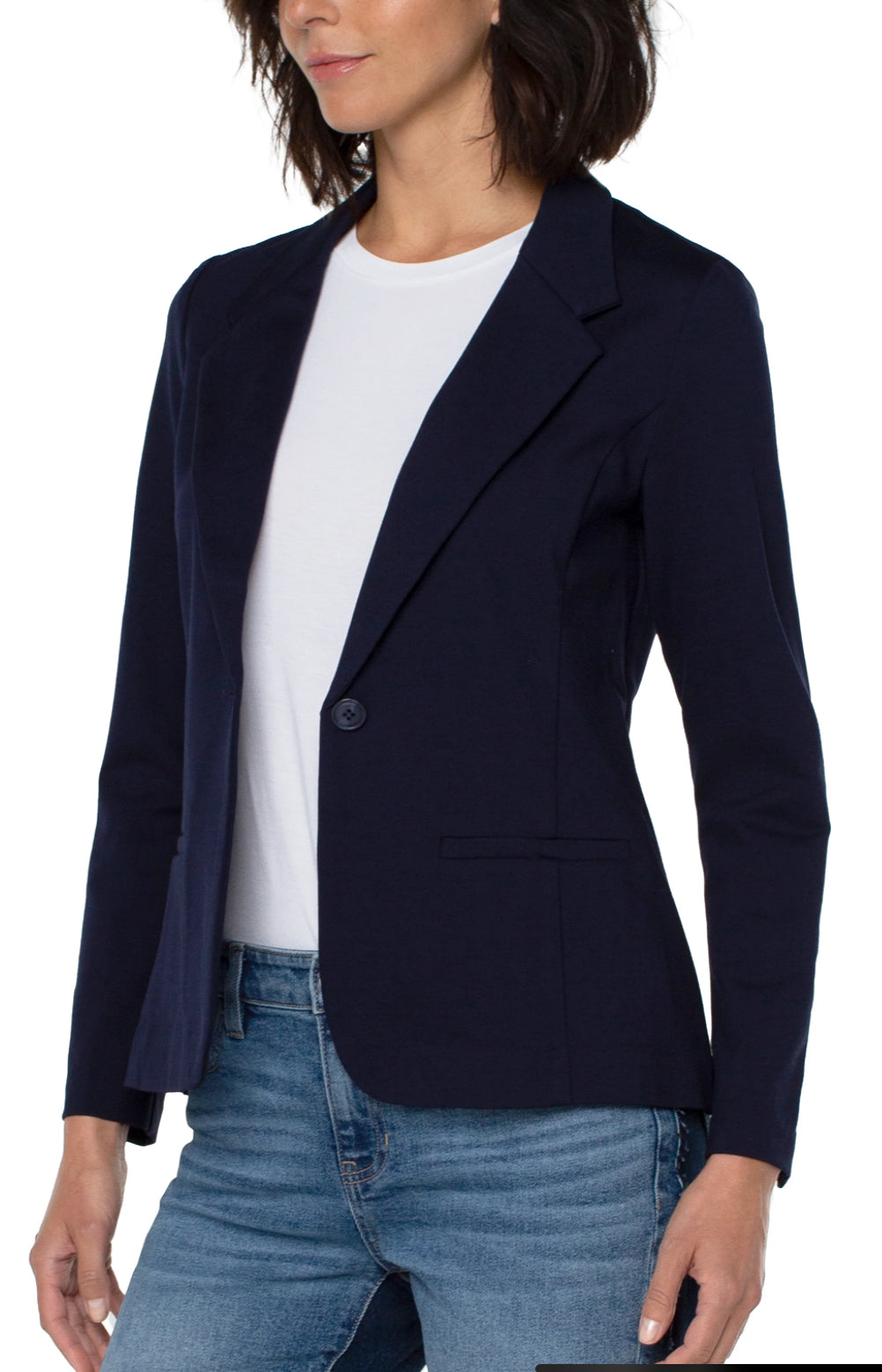 Fitted Blazer - Cadet Blue