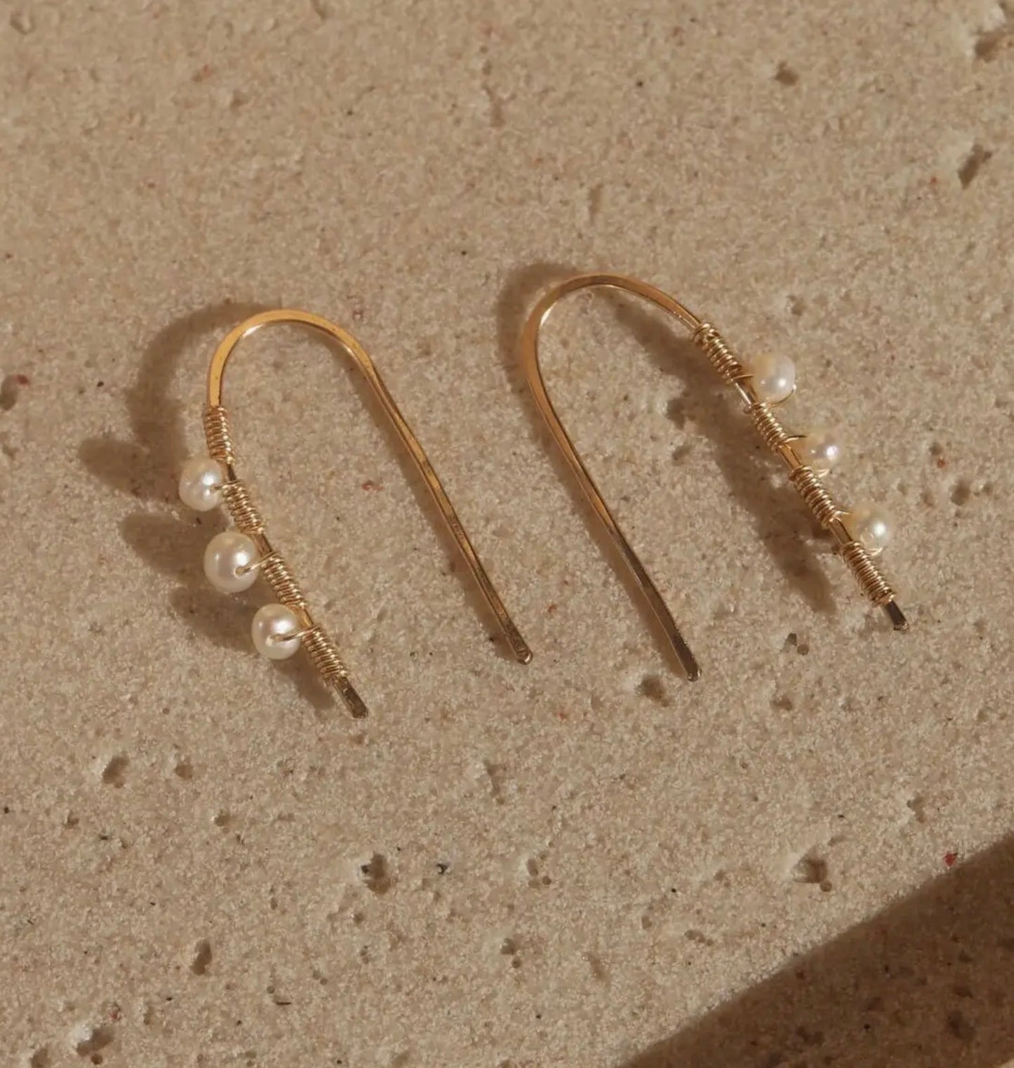 Rosie Pearl Arch Earrings