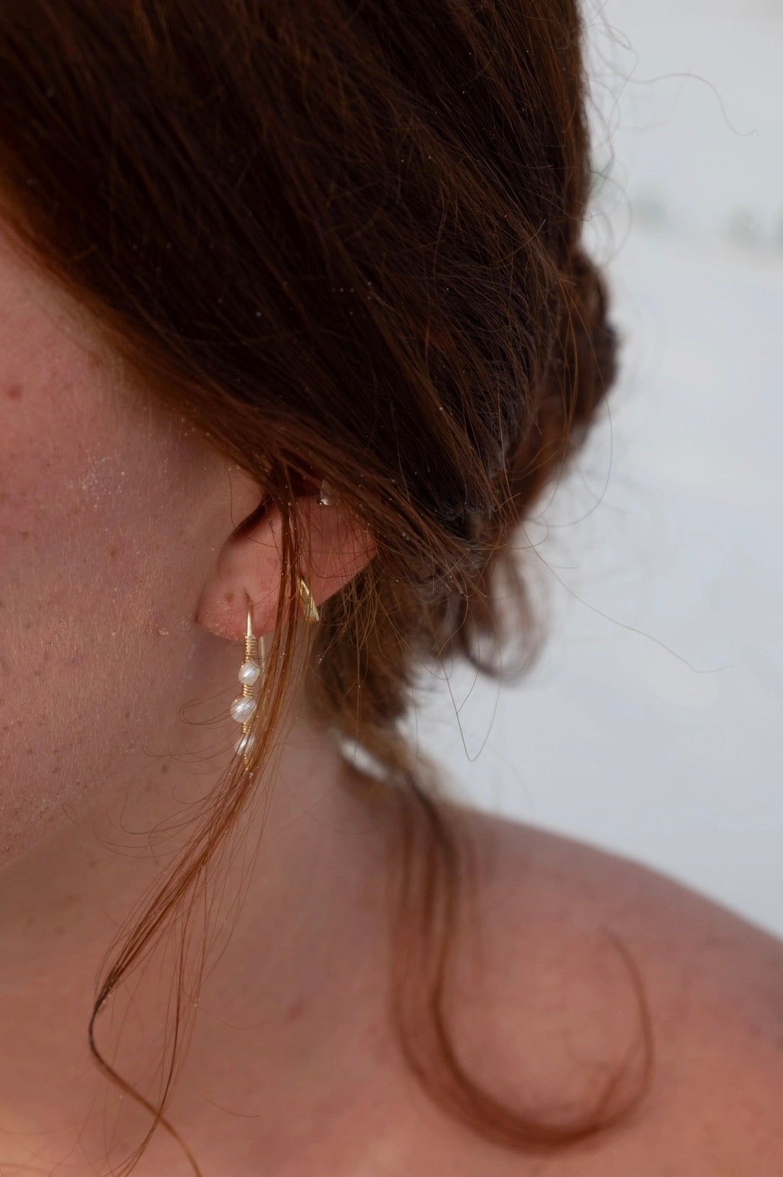 Rosie Pearl Arch Earrings