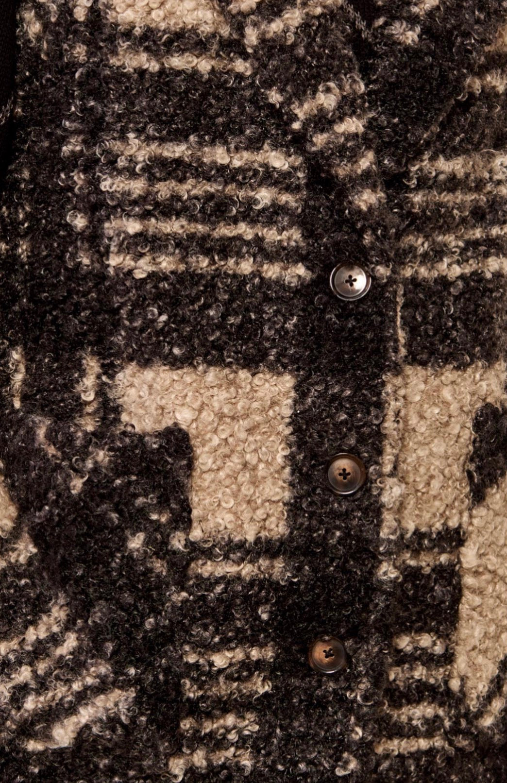 Knee Length Berber Vest - Fossil