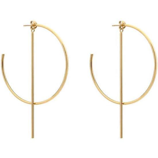 Danielle Hoop Earrings - Gold