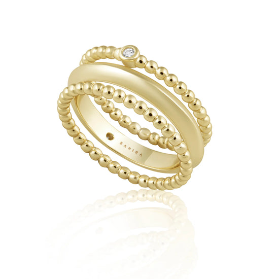 Landon Ring Stack - Gold