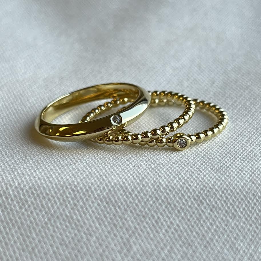 Landon Ring Stack - Gold