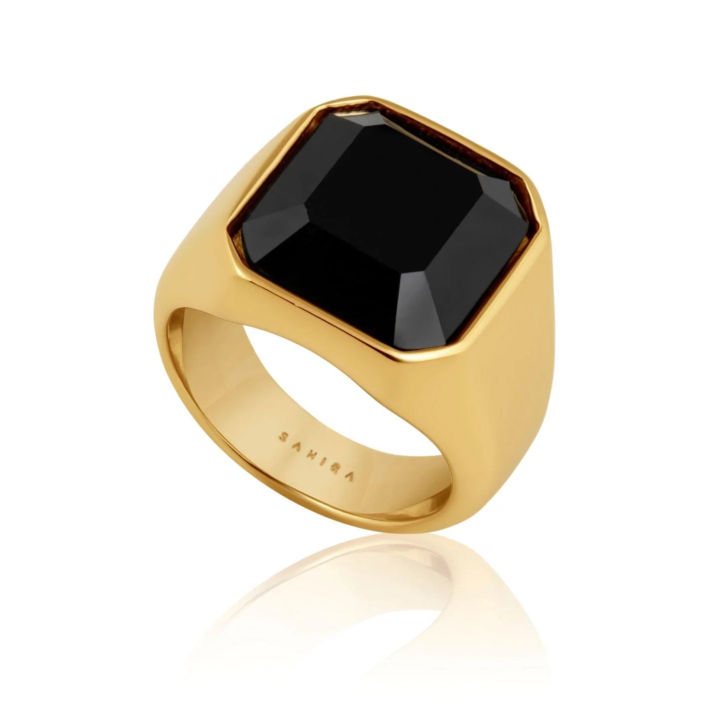 Ora Onyx Ring - Gold