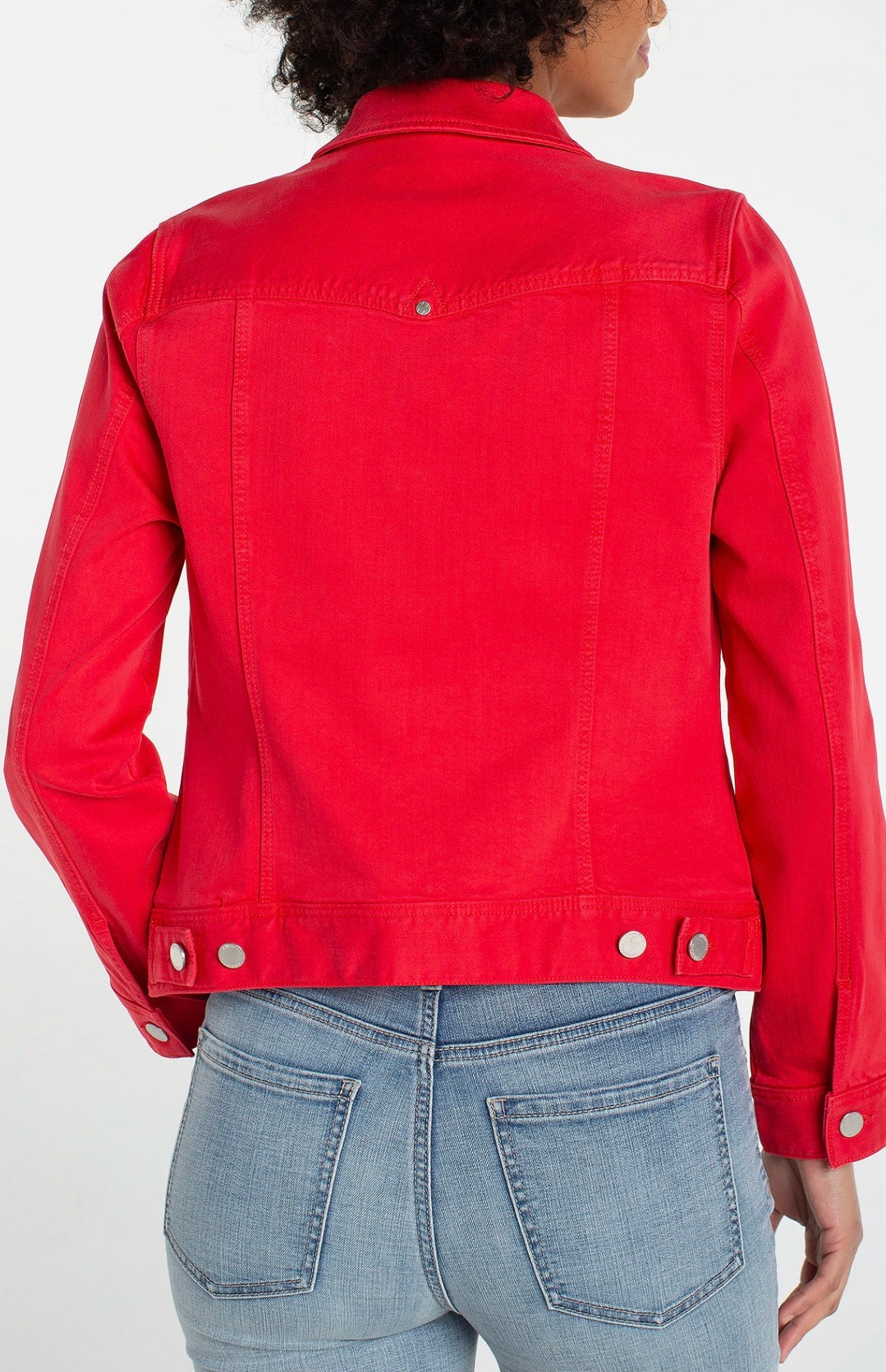 Classic Jean Jacket - Cherry Rose
