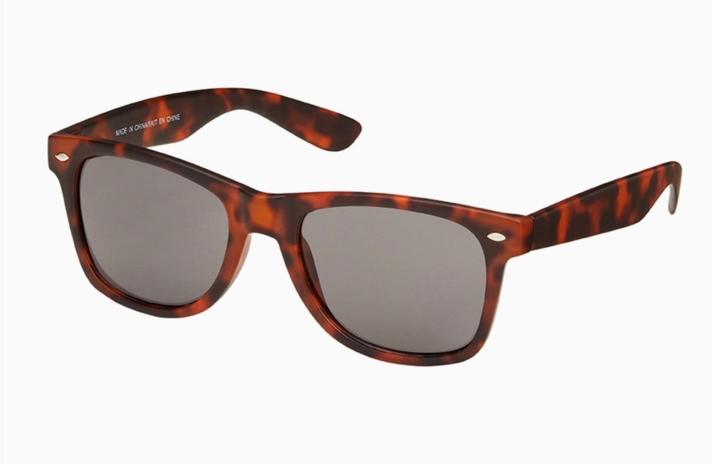 Classic Tortoise Sunglasses - Grey Lens