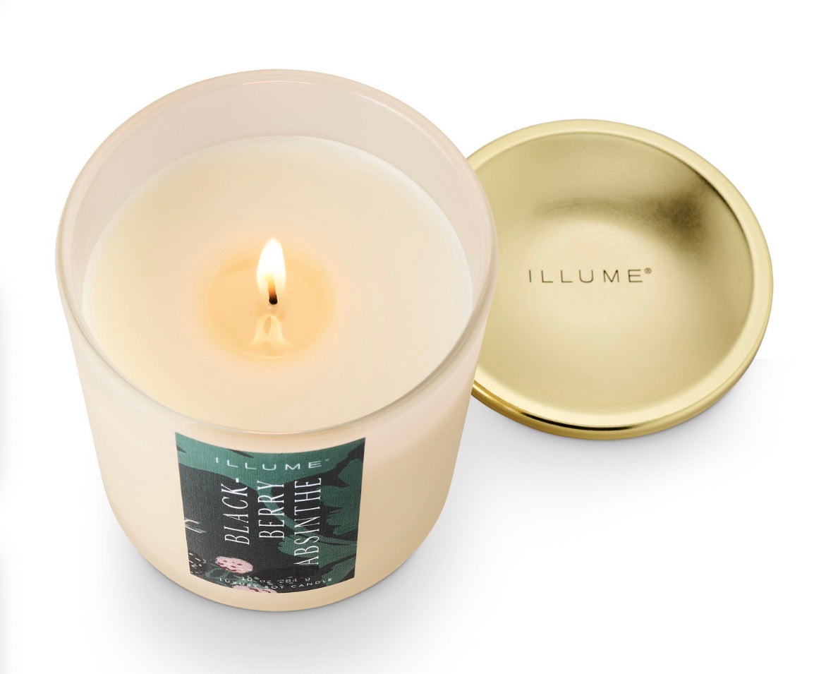 Blackberry Absinthe Baltic Glass Candle