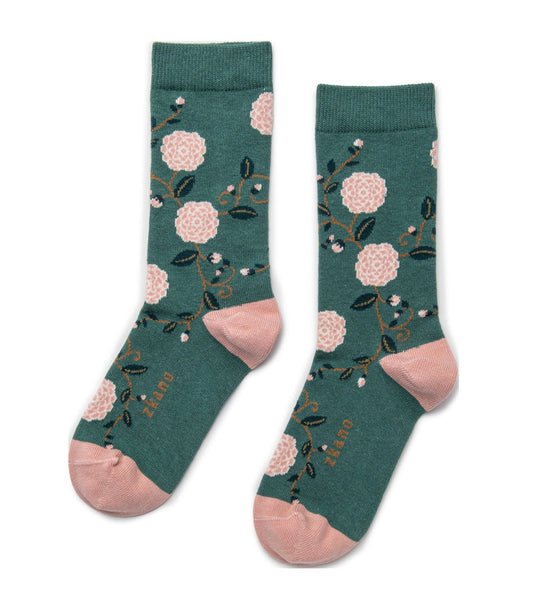 Camillias Crew Socks - Jade