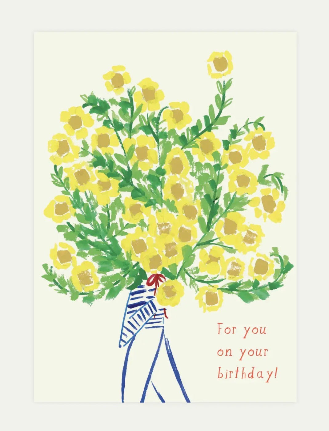 The Biggest Bouquet for Your Birthday Greeting Card