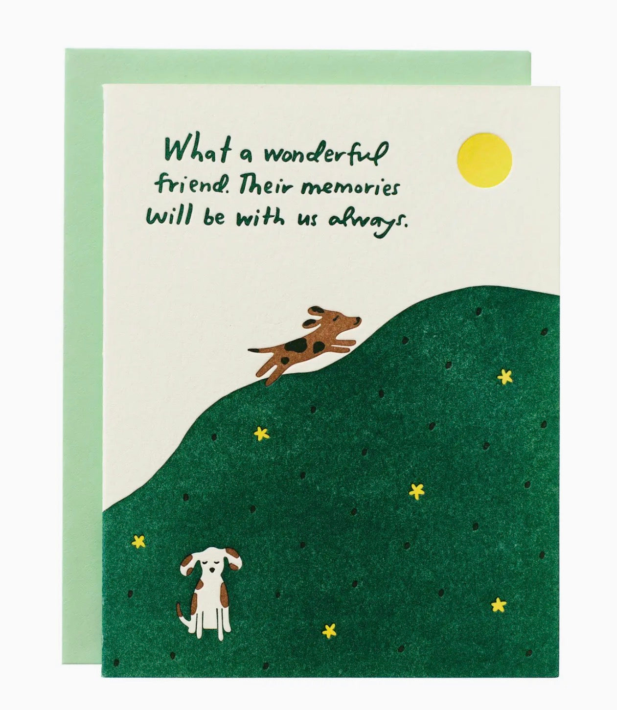 Dog Memory Sympathy Card