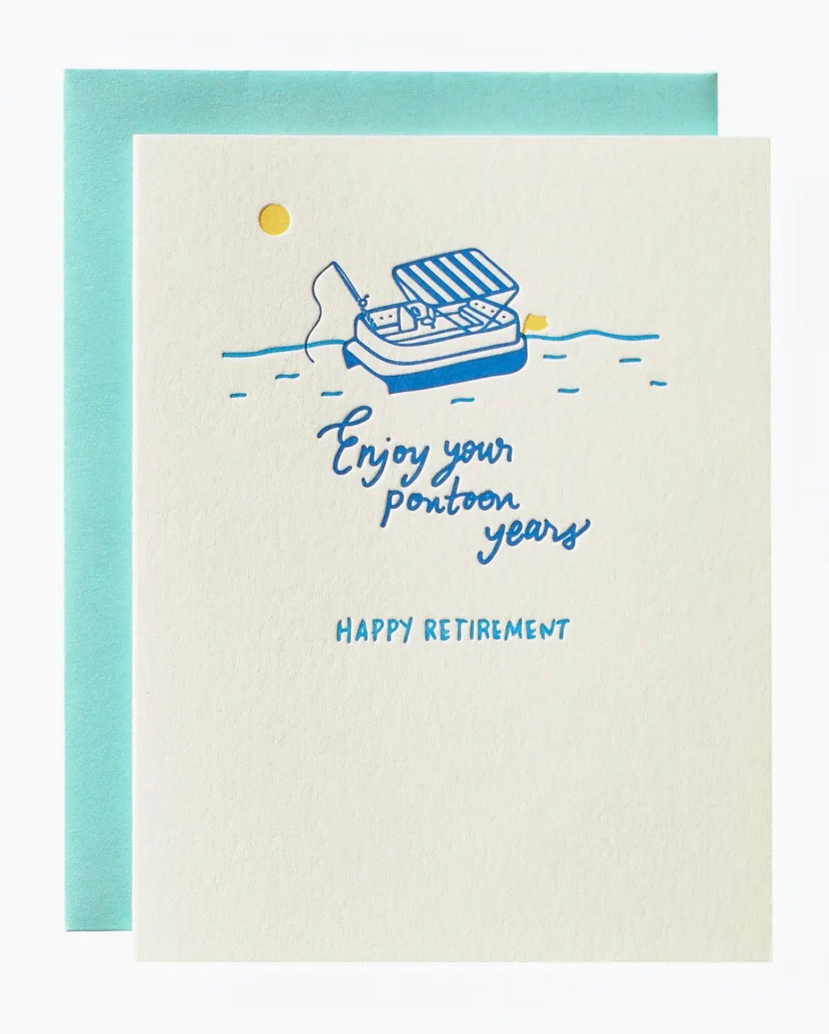 Pontoon Retirement Greeting Card