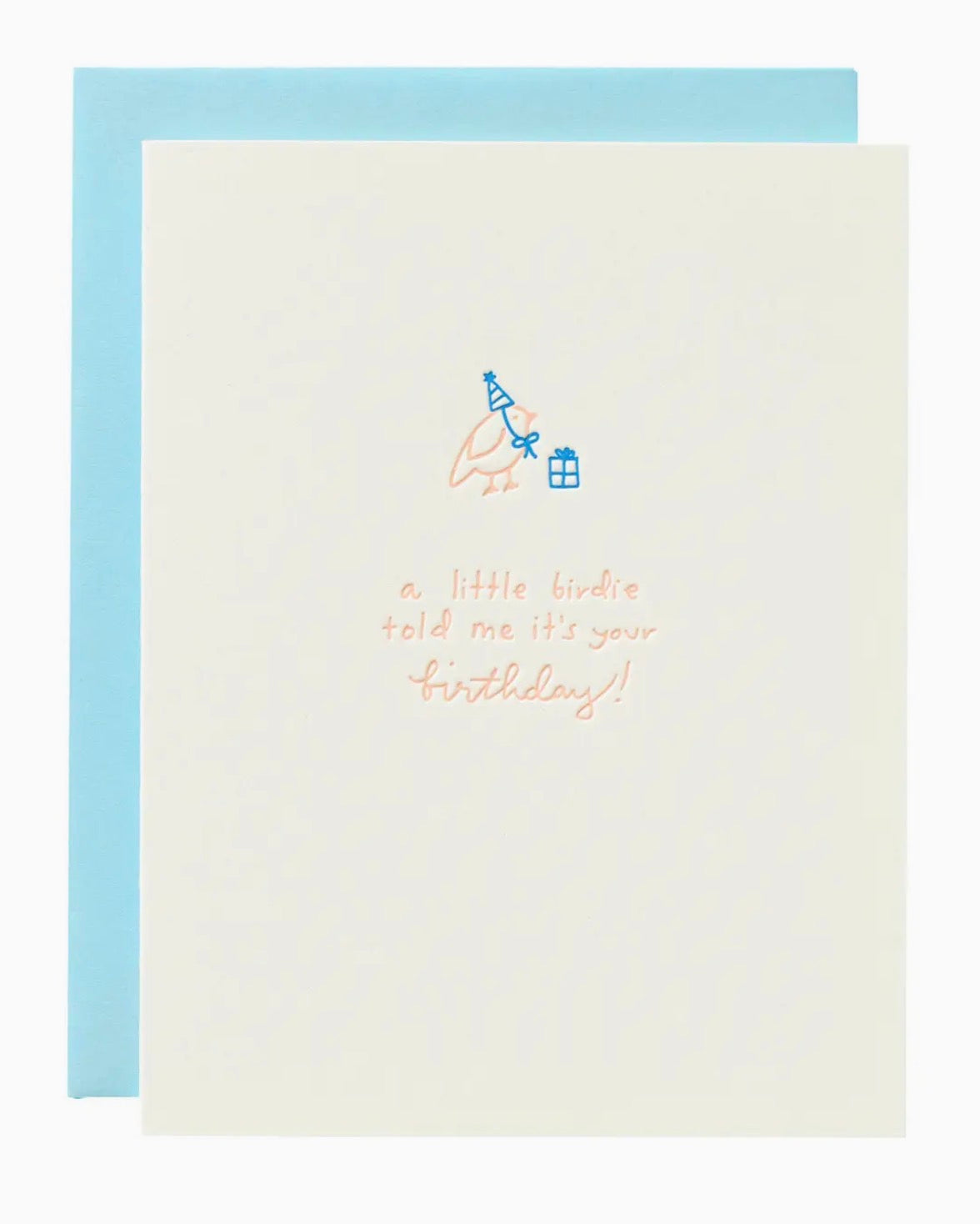 Little Birdie Birthday Greeting Card