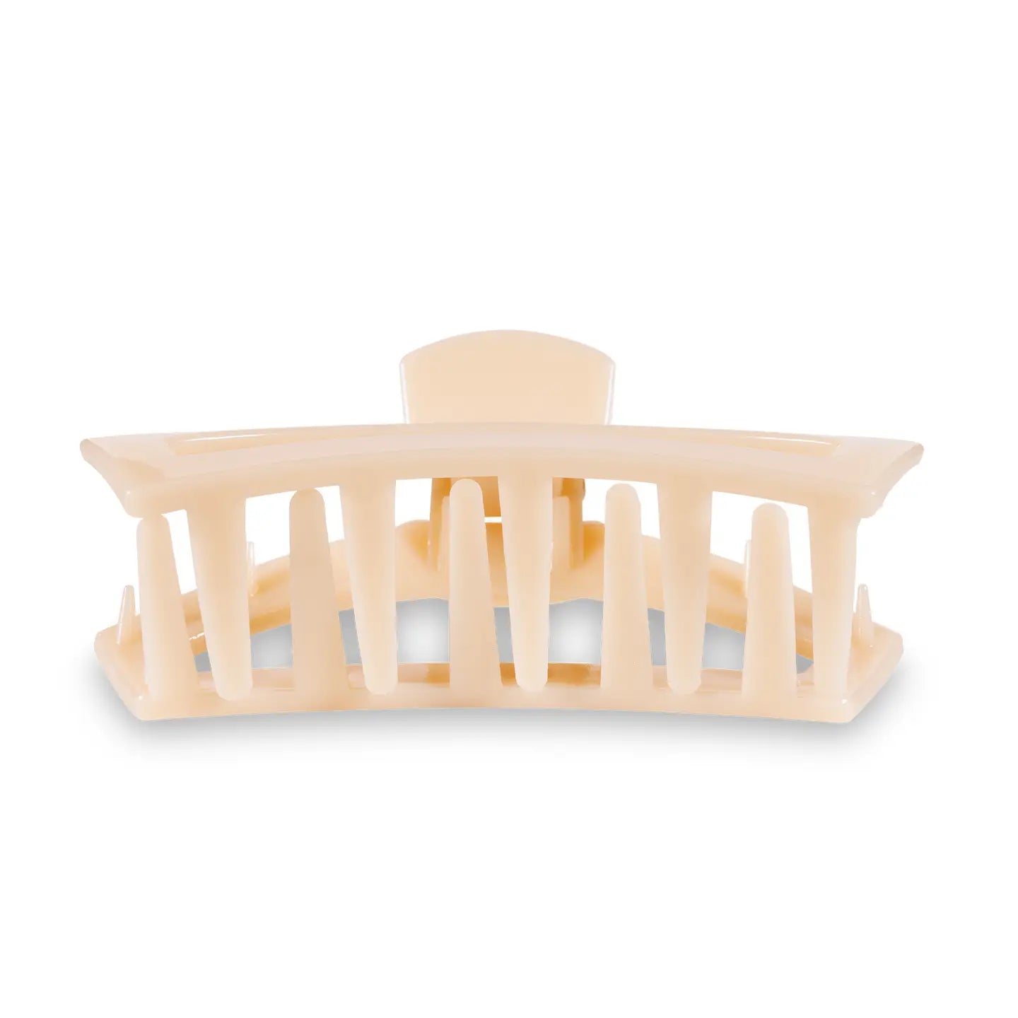 Open Claw Hair Clip - Almond Beige - Medium
