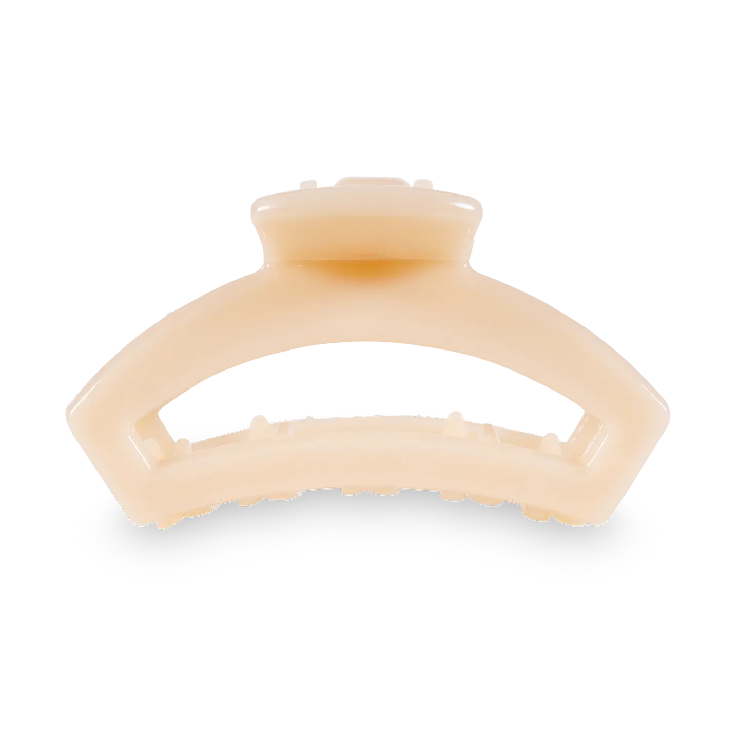 Open Claw Hair Clip - Almond Beige - Tiny