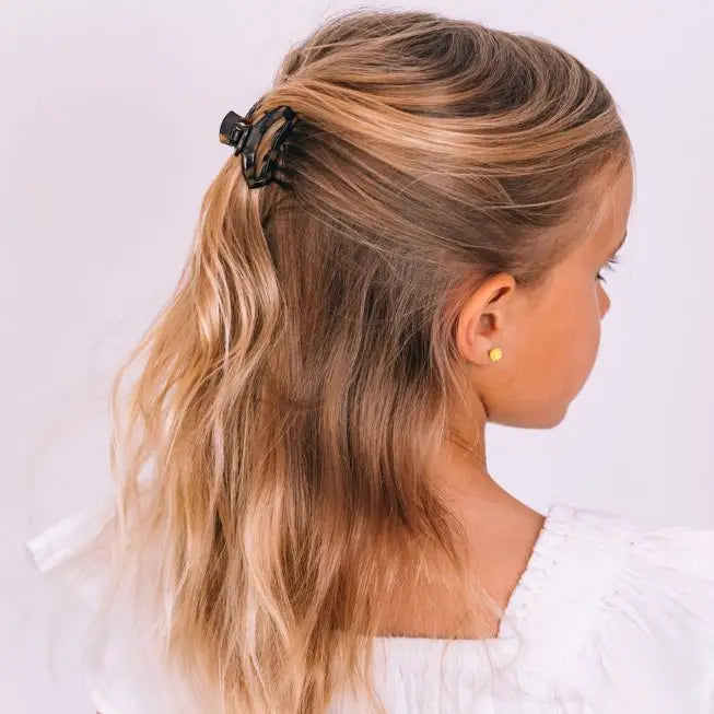Open Claw Hair Clip - Tortoise - Tiny