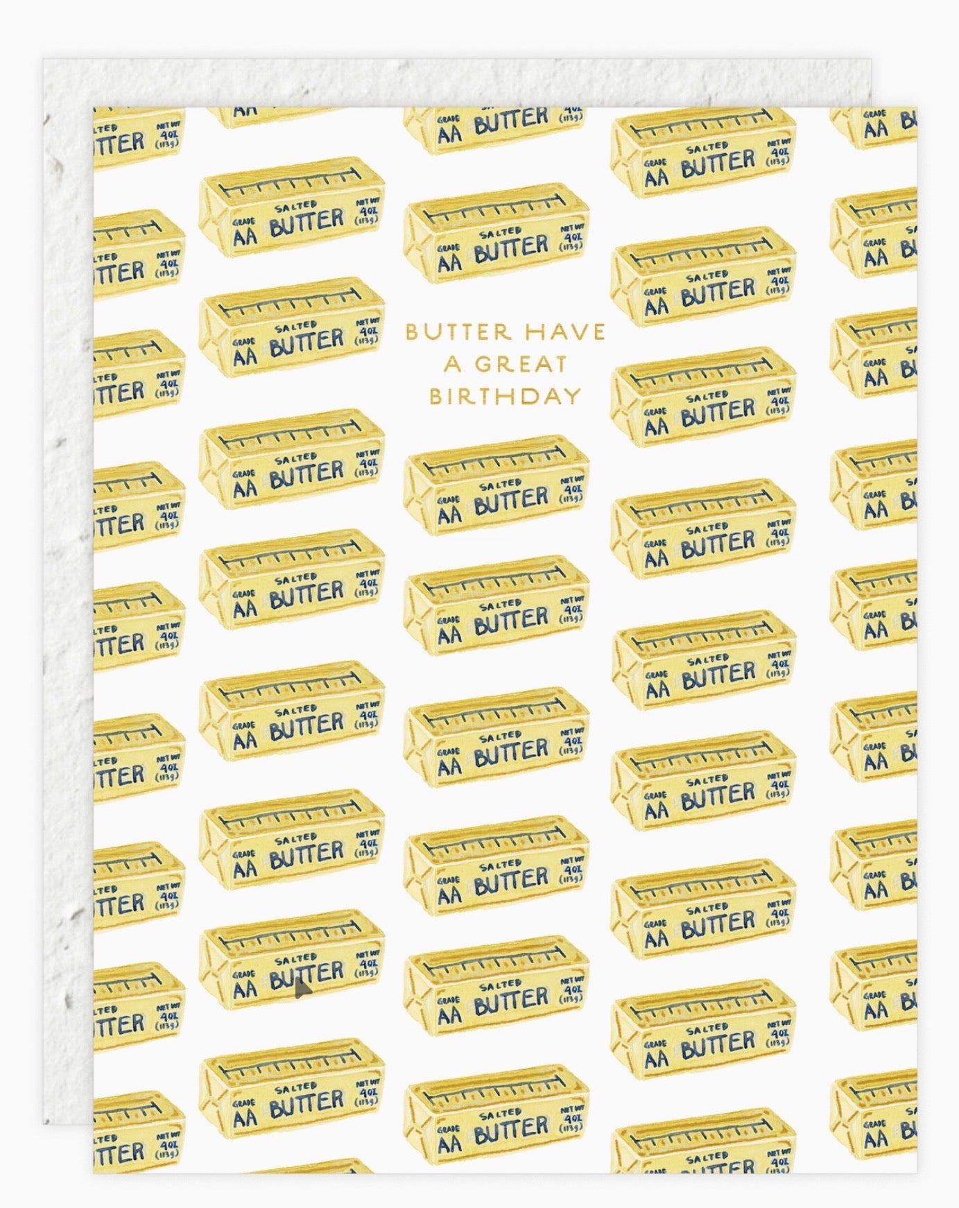 Butter Birthday Greeting Card