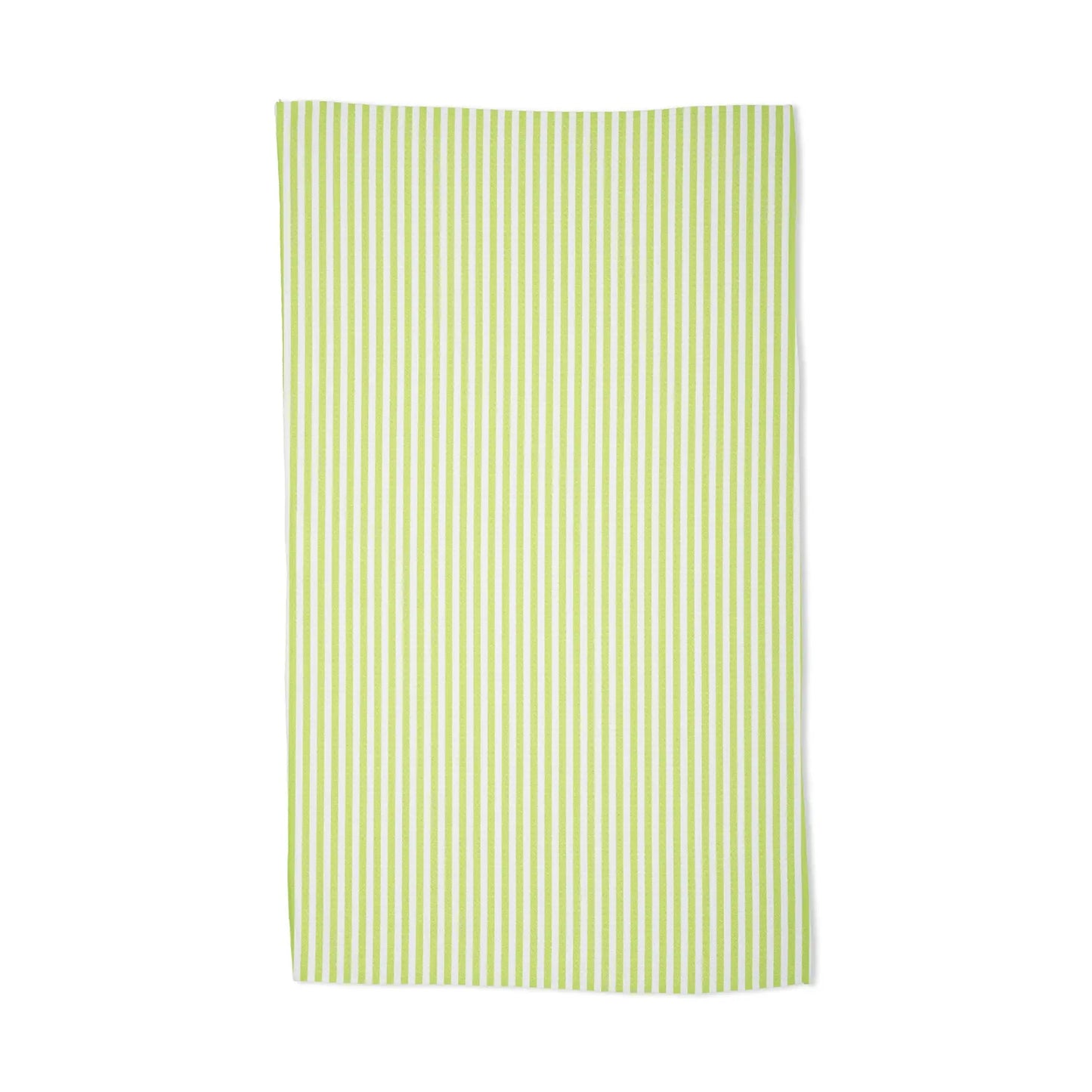 Summer Stripe Green Tea Towel