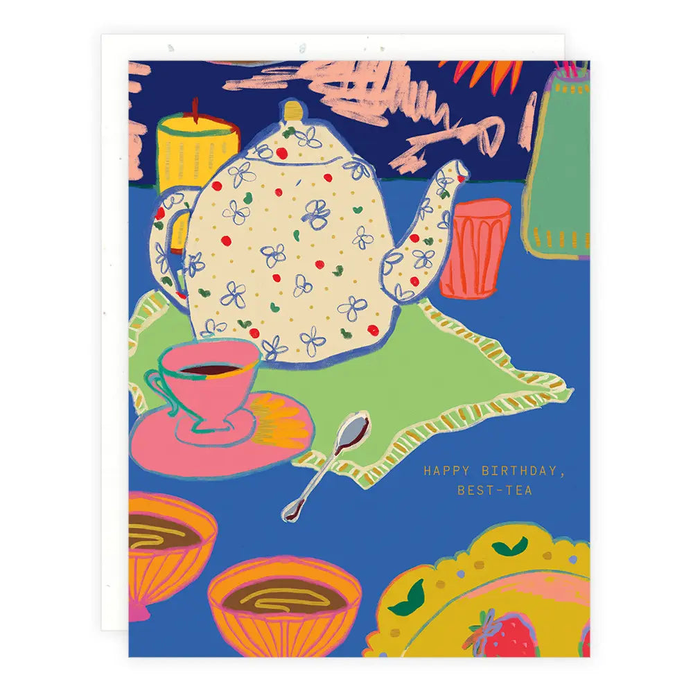 Best-Tea Birthday Greeting Card