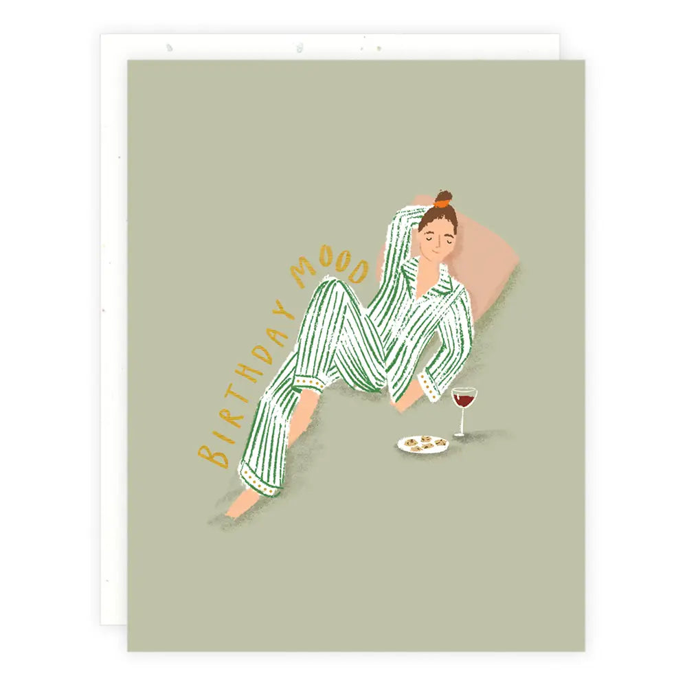Birthday Mood Greeting Card