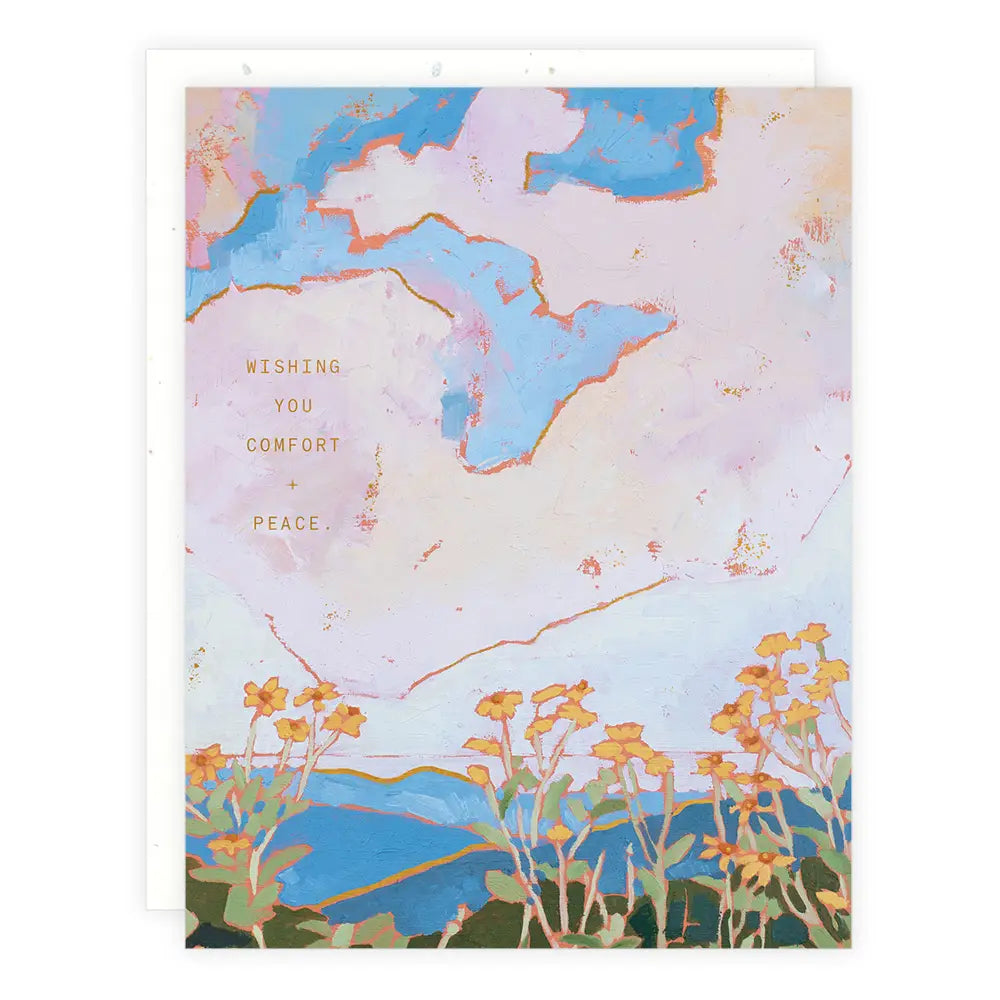 Comfort & Peace Sympathy Greeting Card