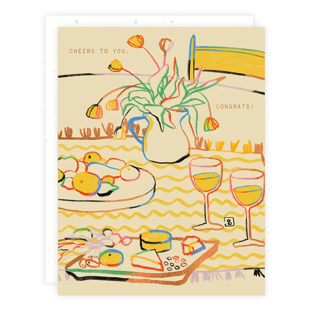 Still Life Congratulations Greeting Card