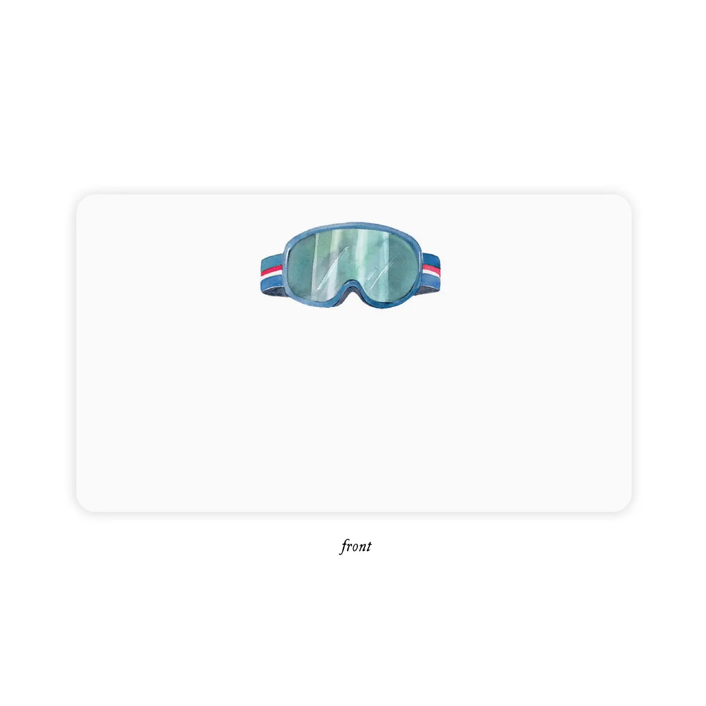 Ski Goggles Little Notes