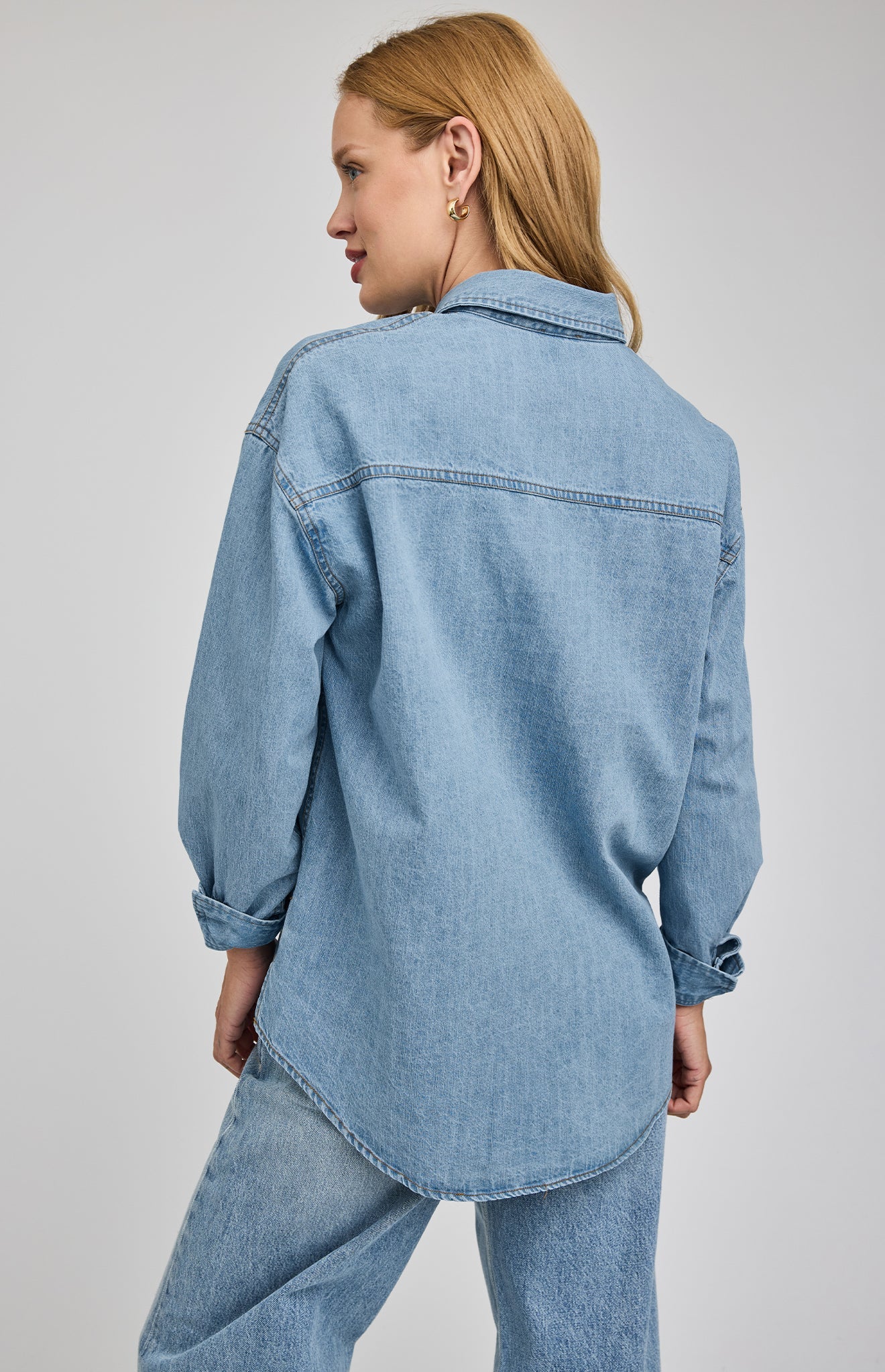 Whitney Denim Shirt - Light Wash