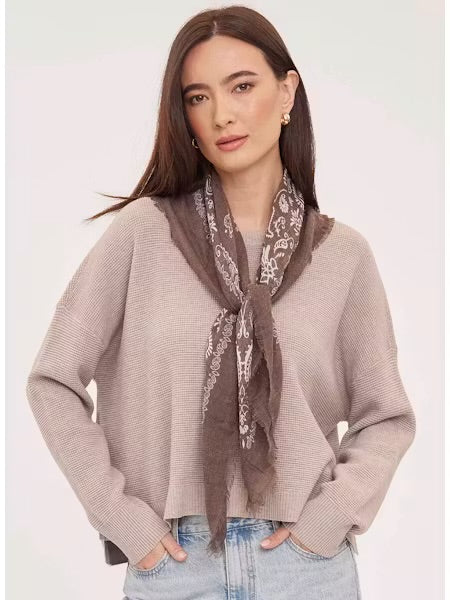 Axel Pullover Sweater - Heather Latte