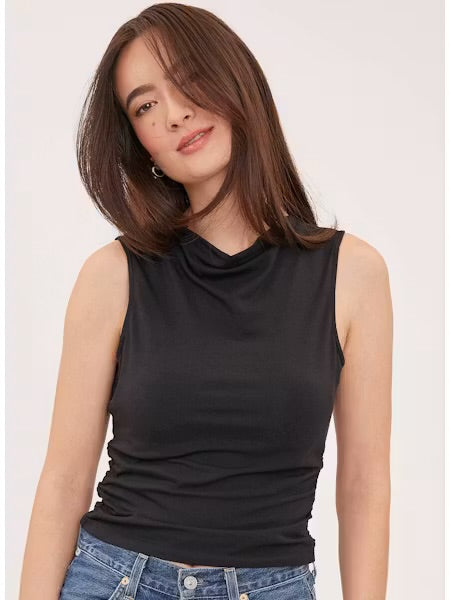 Indra Sleeveless Top - Black