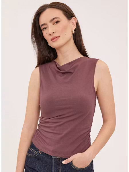 Indra Sleeveless Top - Mulberry